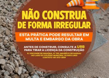 Equipes de fiscalização da URB vão às ruas para conscientizar a população (Imagem: Divulgação)