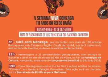 Lançamento acontecerá durante o último dia da V Semana Viva Gonzaga (Imagem: Divulgação)