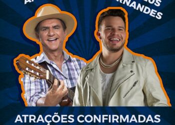 Gestão confirmou Petrúcio Amorim e Matheus Fernandes na festa deste ano (Imagem: Divulgação)