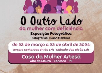 O evento acontecerá na Casa da Mulher Artes, no Alto do Moura (Imagem: Divulgação)