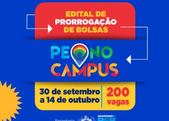 Bolsas do Programa PE no Campus tem edital de prorrogação publicado