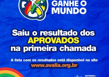 Lista de aprovados na primeira chamada do Programa Ganhe o Mundo foi divulgada
