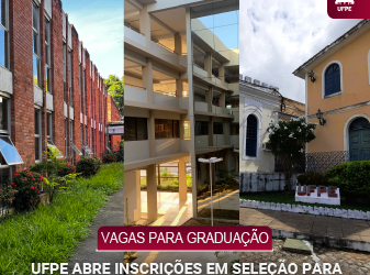 UFPE abre inscrições para 55 vagas remanescentes em Caruaru