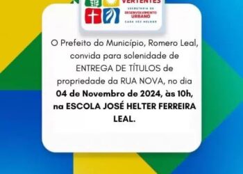 Coniape realiza entrega de títulos de propriedade em Vertentes