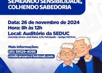 Seminário de conscientização sobre pessoa idosa acontecerá em Caruaru