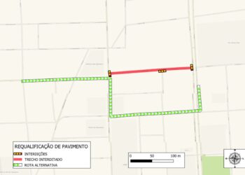 Rua no bairro Universitário será interditada até o próximo mês