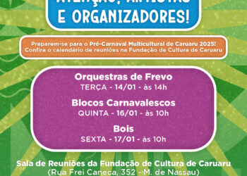 Calendário de reuniões para Pré-Carnaval Multicultural 2025 é divulgado