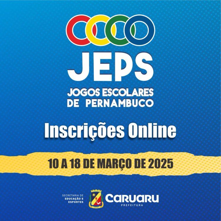 Jogos Escolares de Pernambuco estão com inscrições abertas em Caruaru