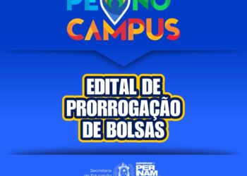 Edital de prorrogação de bolsas do programa PE no Campus foi divulgado