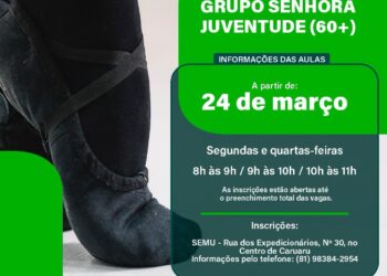 Aulas de dança para mulheres da terceira idade estão com inscrições abertas
