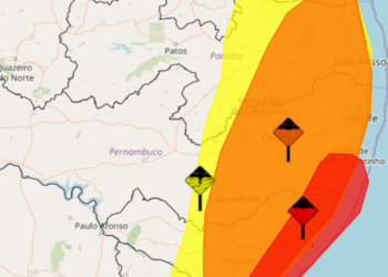 Pernambuco tem 11 municípios com nível máximo de risco de chuva