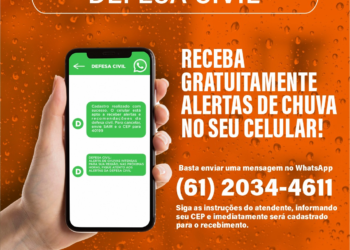 Defesa Civil de Caruaru reforça serviço de alertas de chuva via WhatsApp