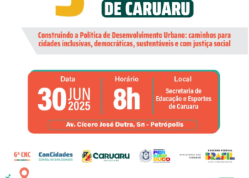 Caruaru promove Conferência das Cidades na próxima segunda (30)