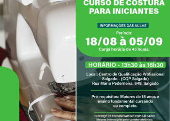 Caruaru oferece cursos gratuitos de costura e fotografia com smartphone