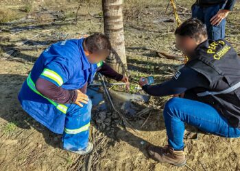 Compesa identifica furto de água na Vila do Juá