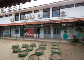 ETI Ceciliana Gross recebe requalificações em espaços pedagógicos