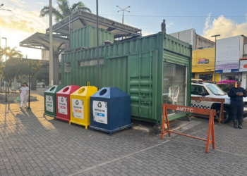 Centro de Caruaru tem mais dois pontos de coleta seletiva de lixo