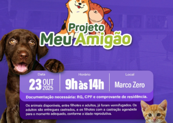 Projeto “Meu Amigão” promove adoção no Marco Zero