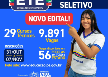 Pernambuco lança novo edital para seleção de Escolas Técnicas