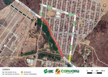 Avenida de Caruaru passará por manutenção a partir de amanhã (03)