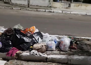 Garis encontram feto em saco de lixo em Caruaru