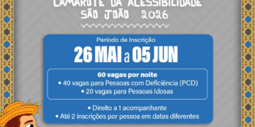 Camarote da Acessibilidade terá 60 vagas por noite no São João de Caruaru 