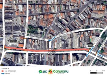Avenida Rio Branco, em Caruaru, está interditada