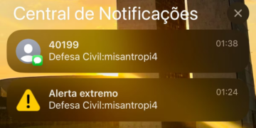 Defesa Civil informa indisponibilidade temporária do sistema de alertas por SMS