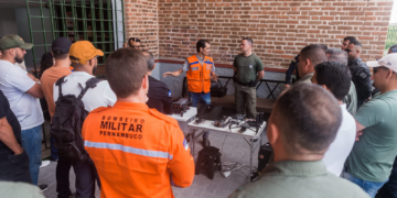 Forças de segurança de Caruaru tem capacitação para uso de drones