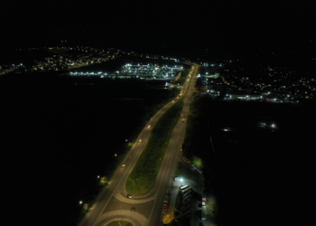 Trecho com quase 2km da BR-104 recebe iluminação