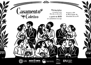 Abertas pré-inscrições para o Casamento Coletivo 2026.2 em Caruaru
